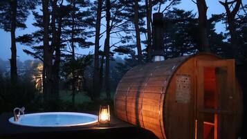 Premium bedding, down comforters, free minibar, in-room safe