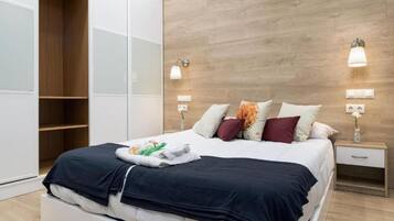 3 dormitorios, escritorio, cuna de viaje y wifi