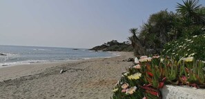On the beach