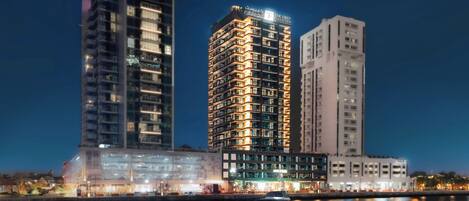 Majoituspaikan julkisivu