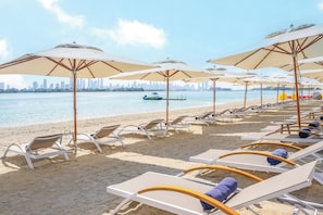 Private beach nearby, free beach shuttle, beach cabanas, sun-loungers