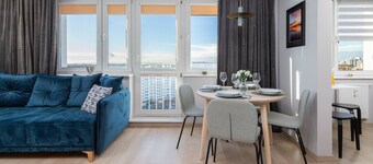 Cozy Pastel Studio in Gdańsk by Renters