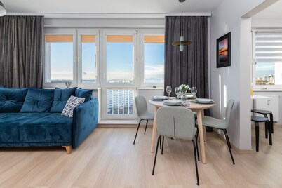 Cozy Pastel Studio in Gdańsk by Renters