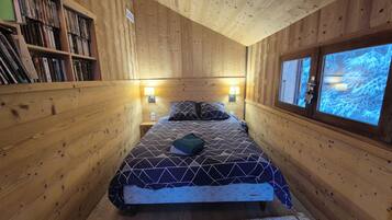 3 chambres, lit parapluie