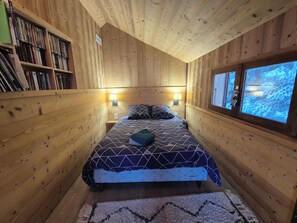 3 chambres, lit parapluie