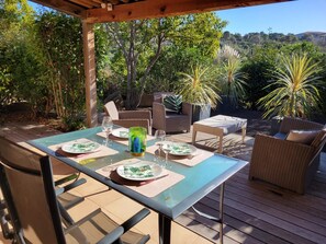 Outdoor dining - Mini Villa sur Santa Giulia (Porto-Vecchio)