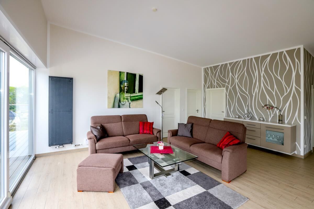 Condo | Living area | Flat-screen TV, heated floors