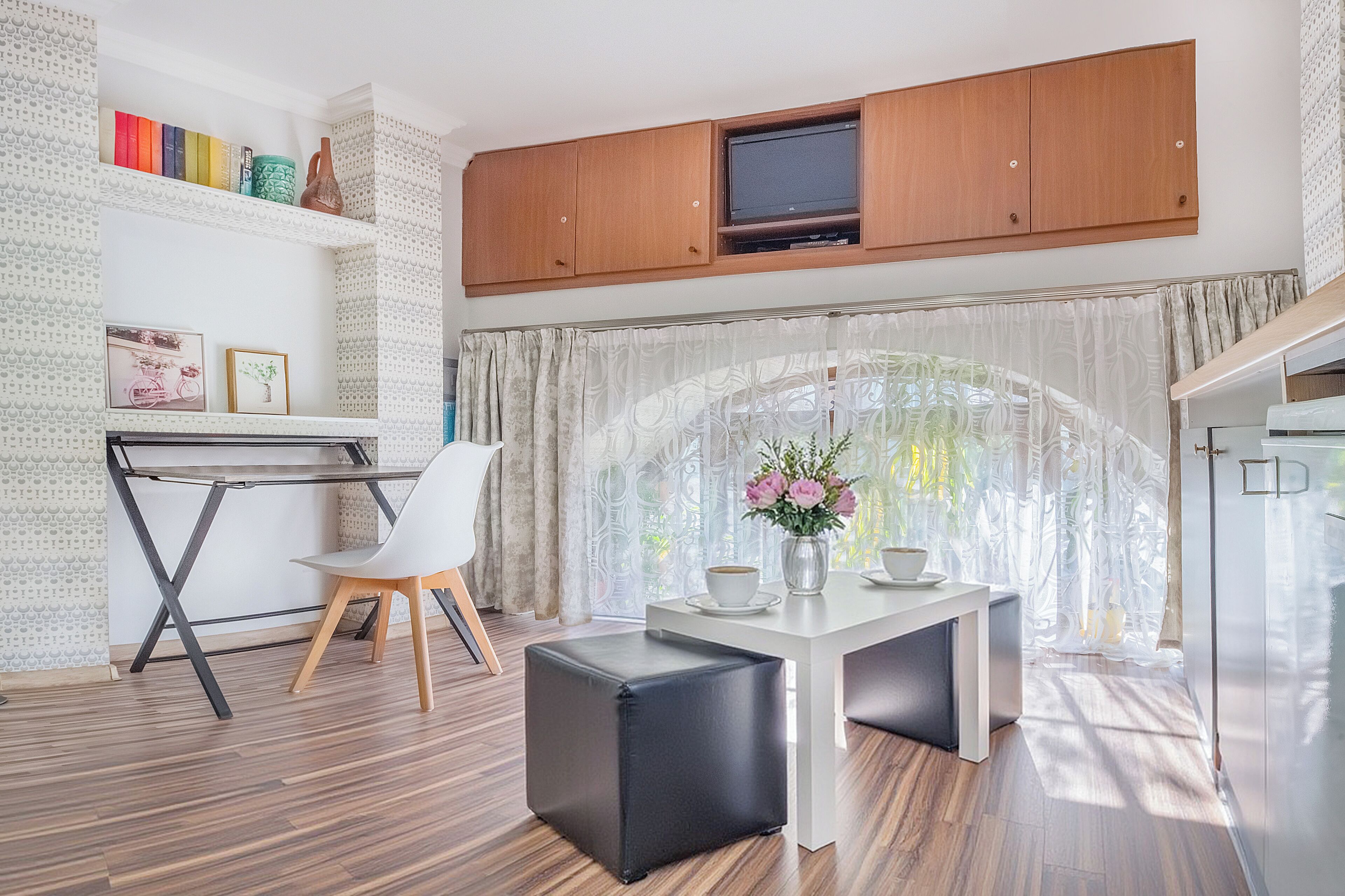 Estúdio | Ferros/tábuas de passar roupa, Wi-Fi de cortesia, roupa de cama