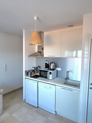 Fridge, microwave, stovetop, dishwasher - Tourné Vers le sud (Linguizzetta)