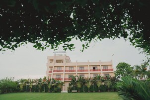 Majoituspaikan julkisivu