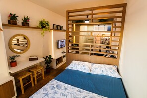 1 habitación, wifi y ropa de cama