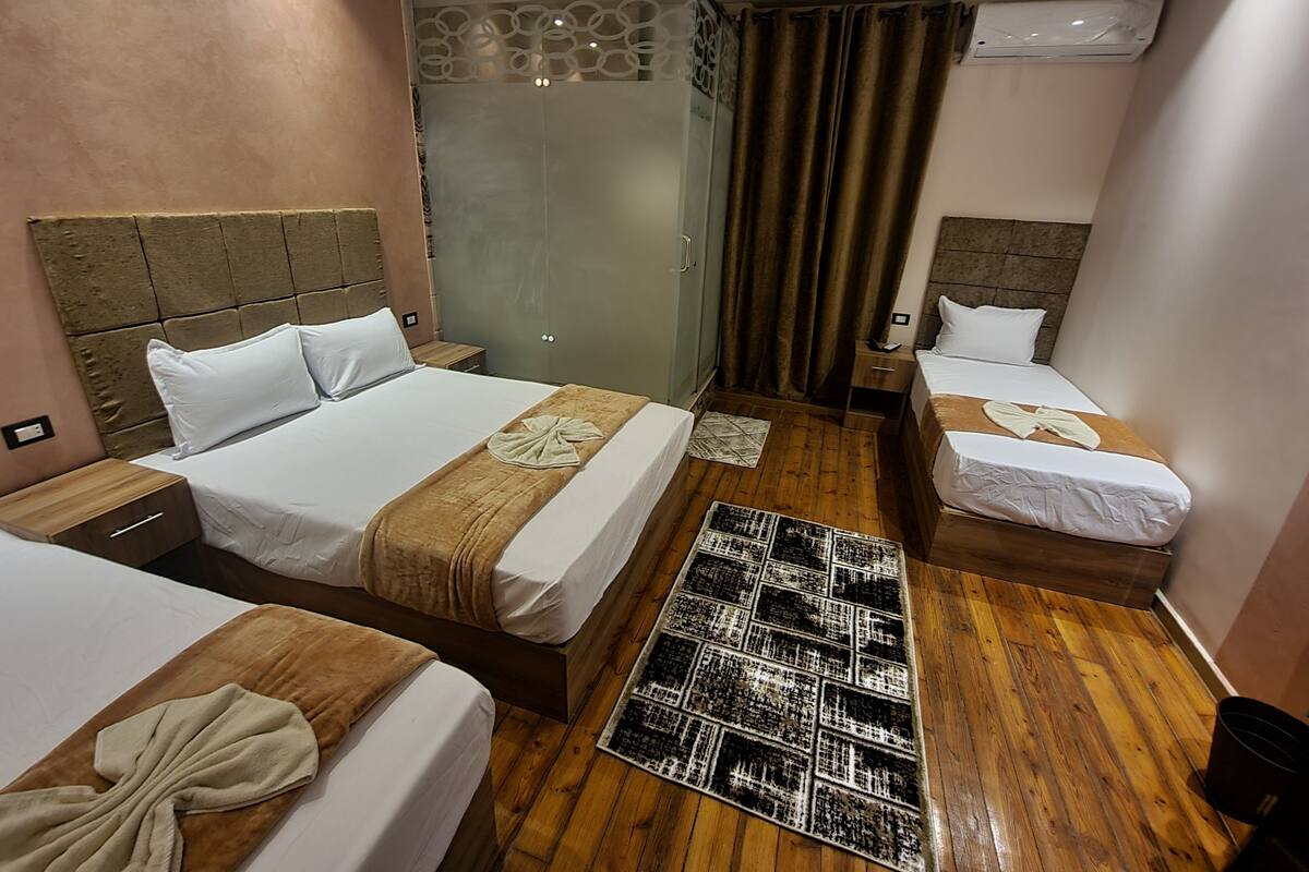 Quadruple Room | Egyptian cotton sheets, premium bedding, pillowtop beds, in-room safe