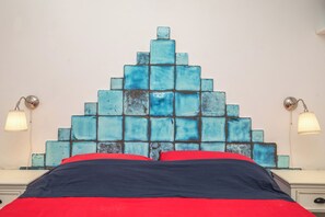 ファミリー アパートメント ベッドルーム (複数) (Giotto In Sardegna With Shared Pool) | 1 室のベッドルーム、ベッドシーツ