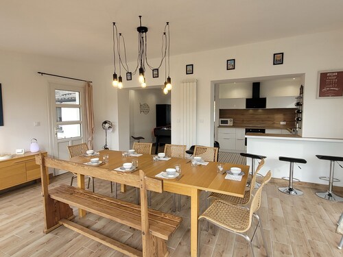 Villa O'dyss, à 10 Minutes de la Plage, Idéal Pour des Familles