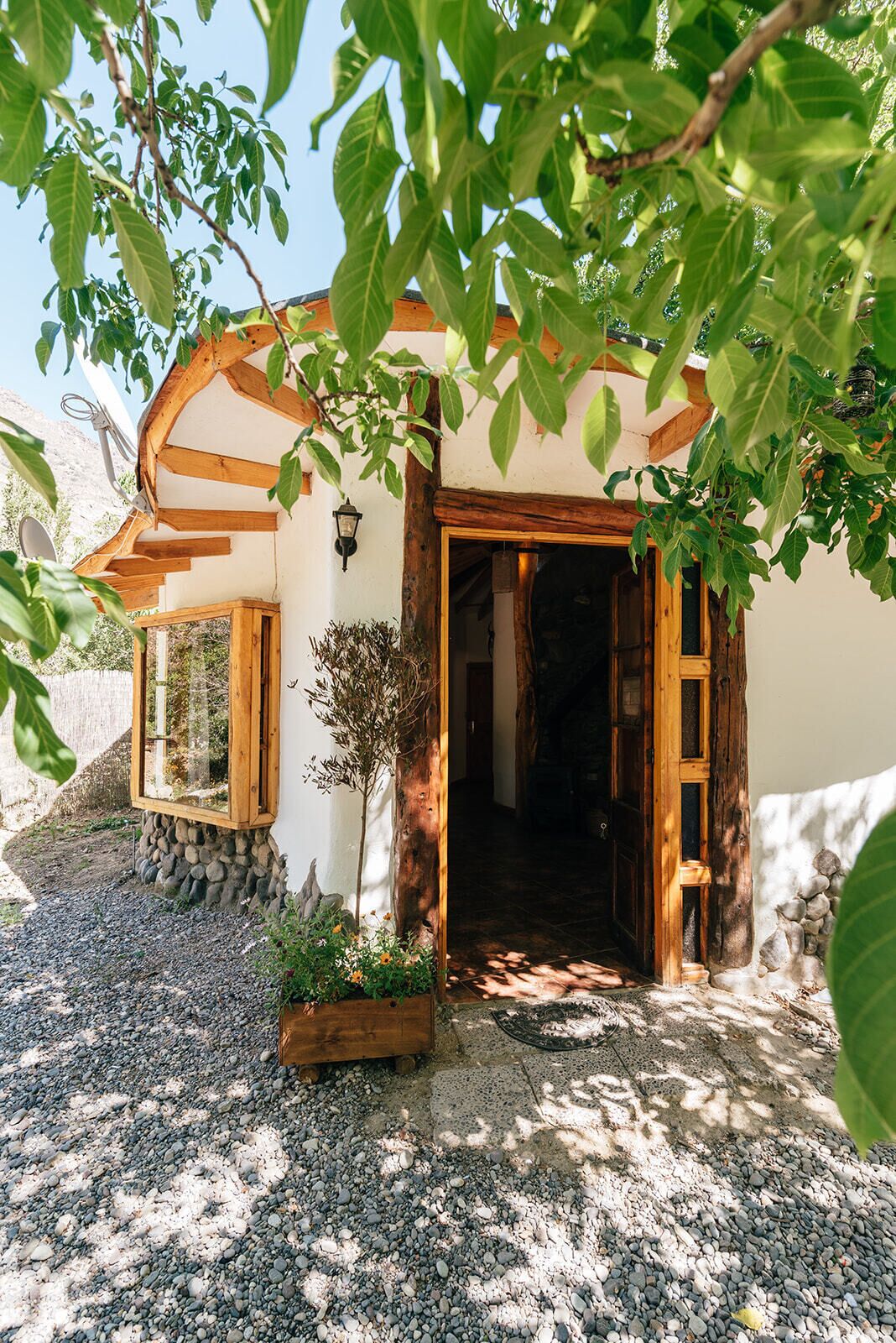 Voorkant van accommodatie