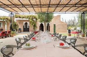 Área para banquetes al aire libre