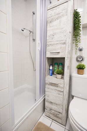 Regadera, amenidades de baño ecológicas, secadora de cabello 