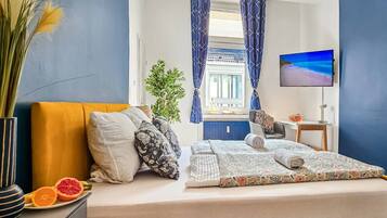 4 Schlafzimmer, Zimmersafe, Schreibtisch, Bügeleisen/Bügelbrett