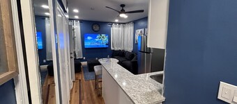 The Blue backyard studio suite!!  Convenience and practicality in one place!!