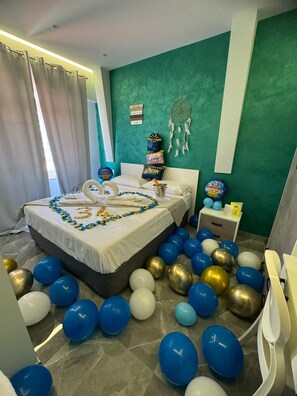 Gallery-Doppel- oder -Zweibettzimmer (Napul'é) | Italienische Bettbezüge von Frette, hochwertige Bettwaren