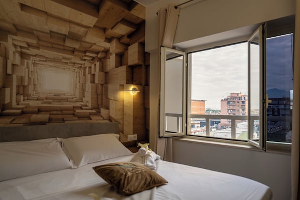 Dobbelt- eller tomannsrom – design (Marturano) | Italienske Frette-laken, sengetøy av topp kvalitet og dundyner