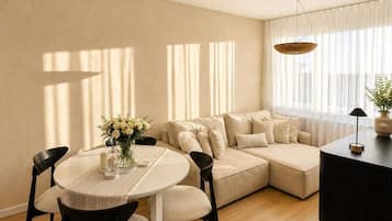 Deluxe-Apartment | Wohnzimmer