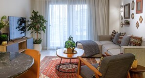 Leilighet, 1 soverom | Oppholdsområde