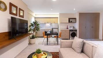 Studio | 1 bedroom, desk, iron/ironing board, free WiFi