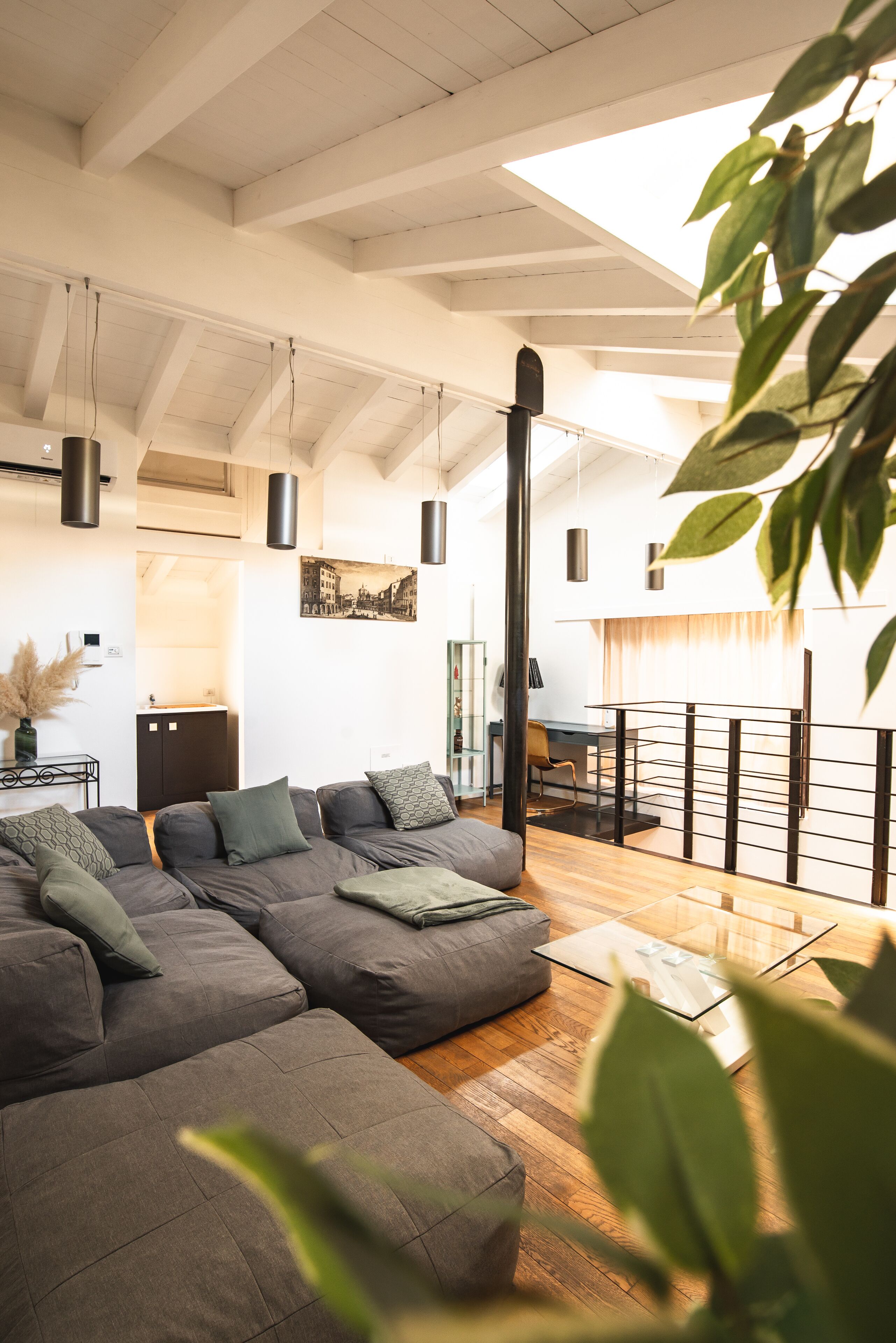 TV connectée, cheminée