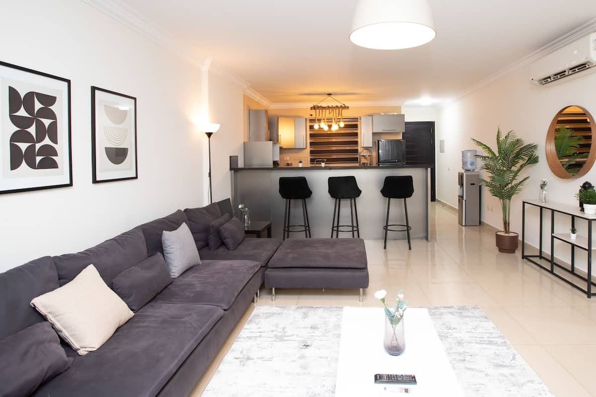 Deluxe Apartment, 2 Bedrooms | Ruang tamu