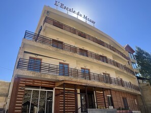 Façade de l’hébergement