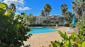 Pool - Malibu Beach Penthouse: Steps to the Beach & Pool (Loiza)