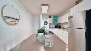 Fridge, microwave, stovetop, coffee/tea maker - Relaxing View Villa: Steps from Beach & Pool (Cabo Rojo)