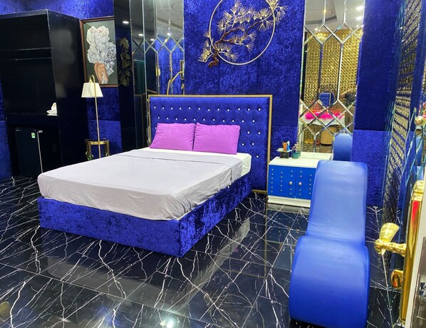 디럭스 더블룸 | 책상, 노트북 작업 공간, 무료 WiFi, 침대 시트