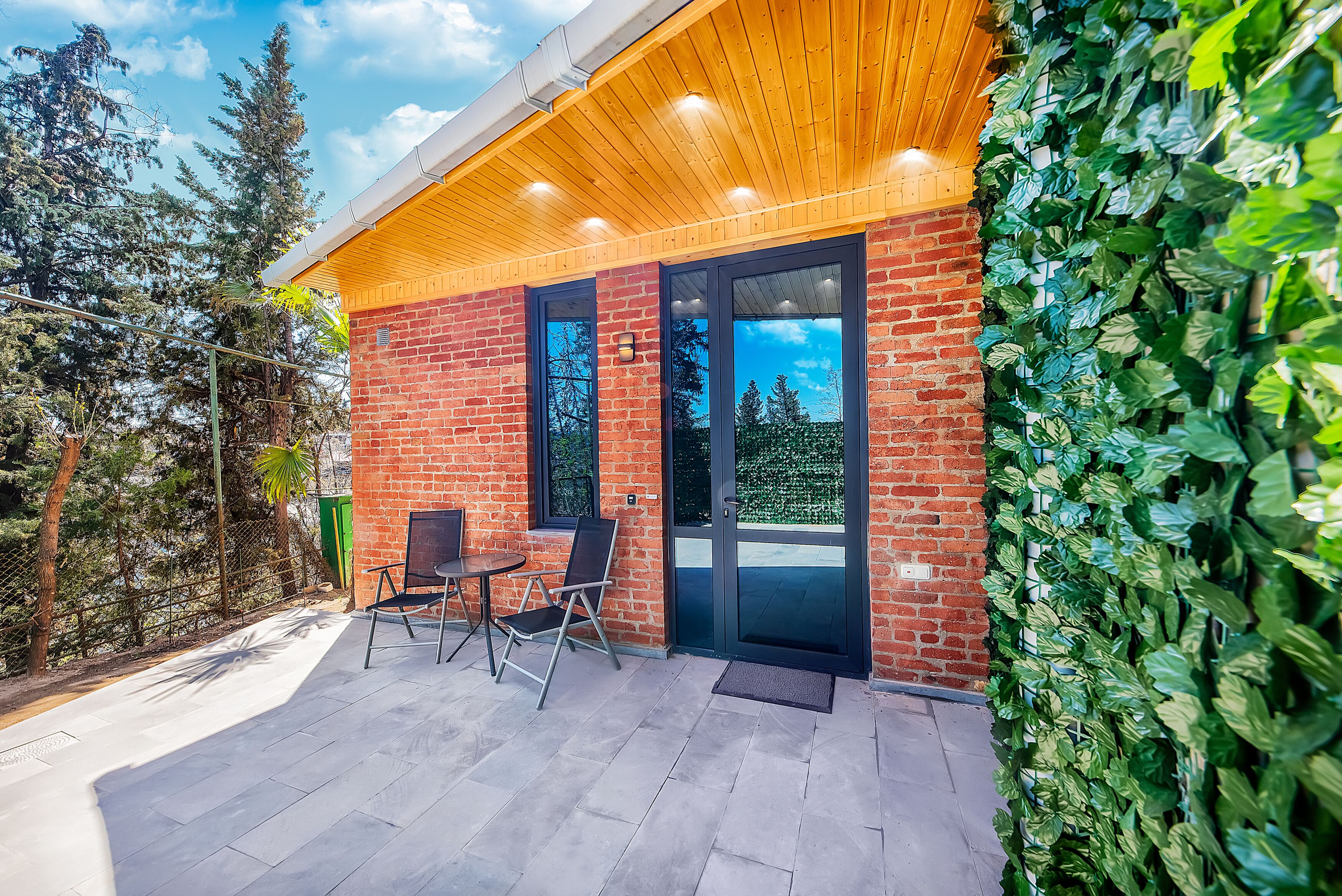 Overnatningsstedets facade