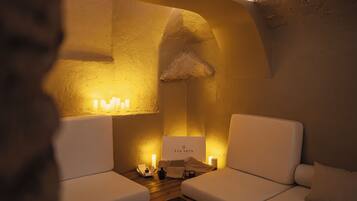 Sauna, steam room, massages