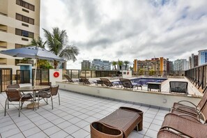 Outdoor dining - Hotel Confort Suítes Flat Particular (Brasília)