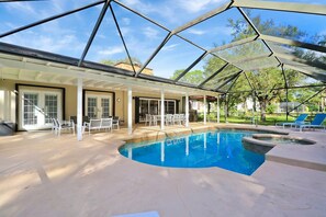 Una piscina climatizada