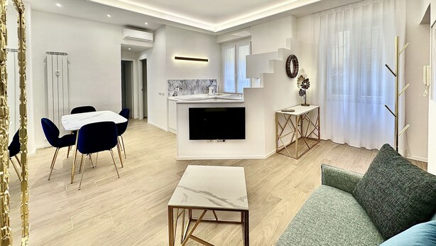 Luxury Apartment | Living area - Live Doria Luxury Apartment (Rome)
