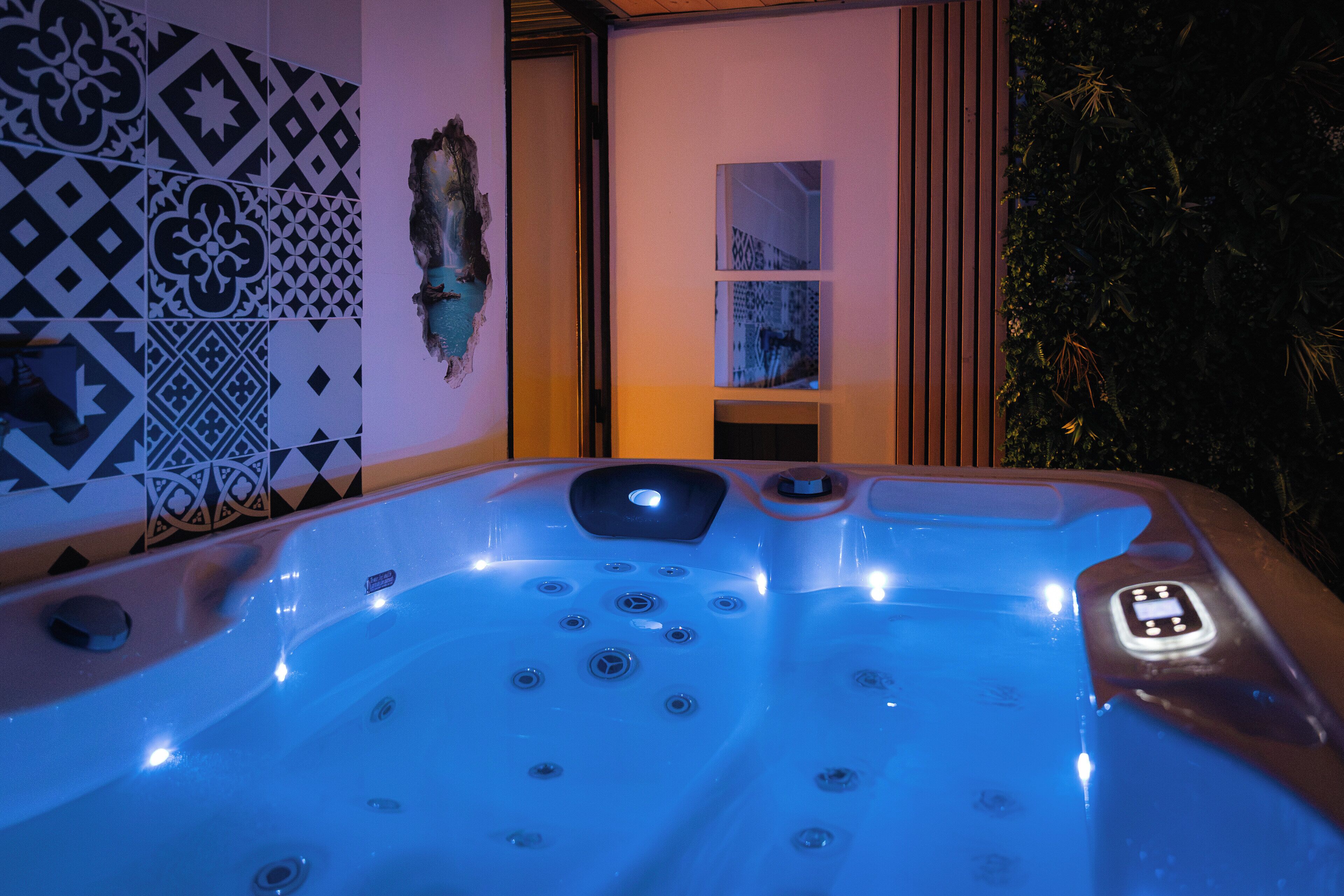 Bain à remous extérieur