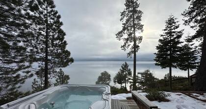 Rustic Lake Front Family Cabin with Beautiful Views