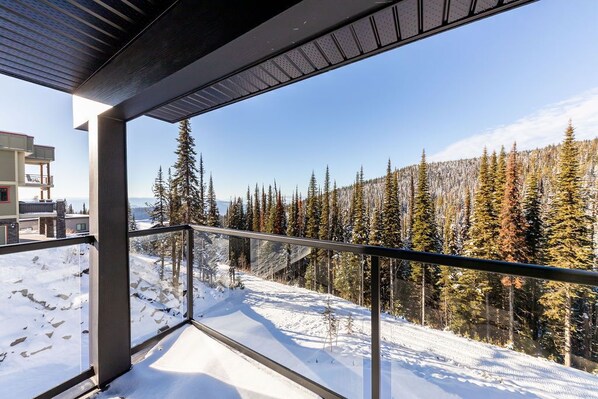 Property grounds - Spacious home with mountain views, private hot tub, sauna, and pet-friendly! (Silver Star Mountain)