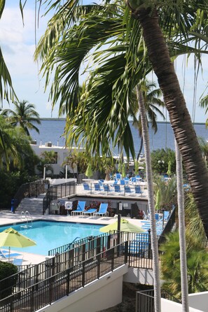 Et oppvarmet basseng