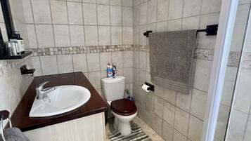 Towels, soap, toilet paper