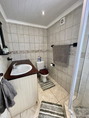 Towels, soap, toilet paper