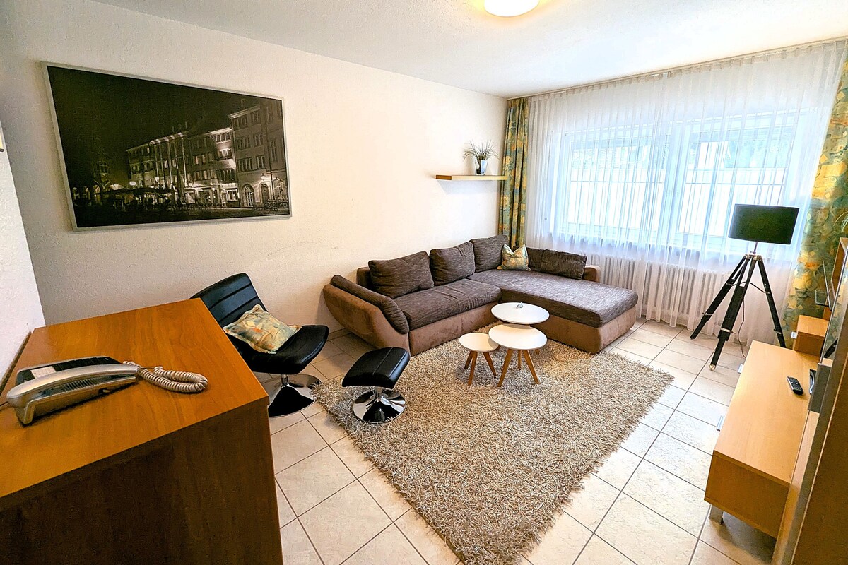 3-room apartment on the ground floor