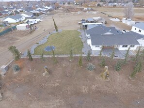 Property grounds - The Karcher House 3,200sqft home on 5 acres. Great for parking big rigs. (Nampa)