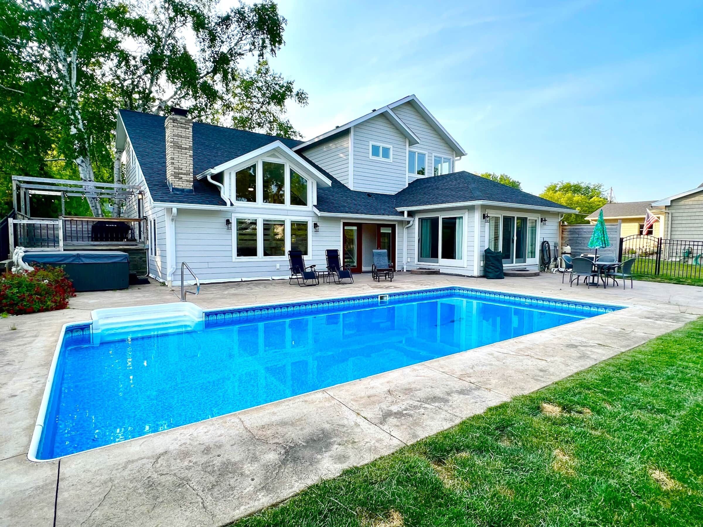 Beautiful Home with inground pool & boat dock!