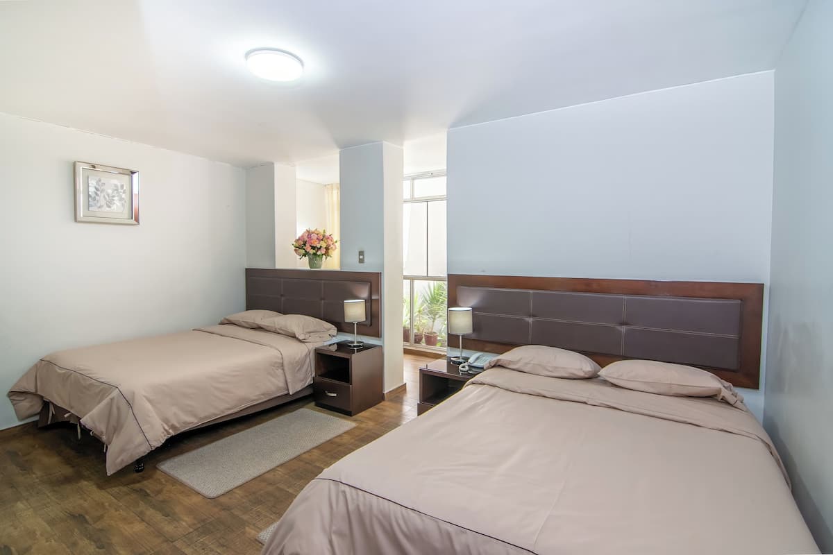 Superior Double Room, 2 Double Beds, Non Smoking, Garden View
