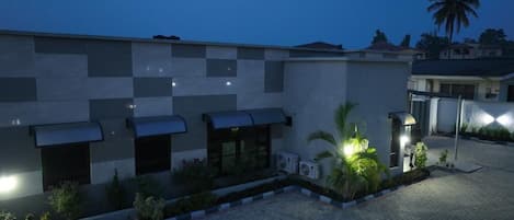 Front of property - evening/night
